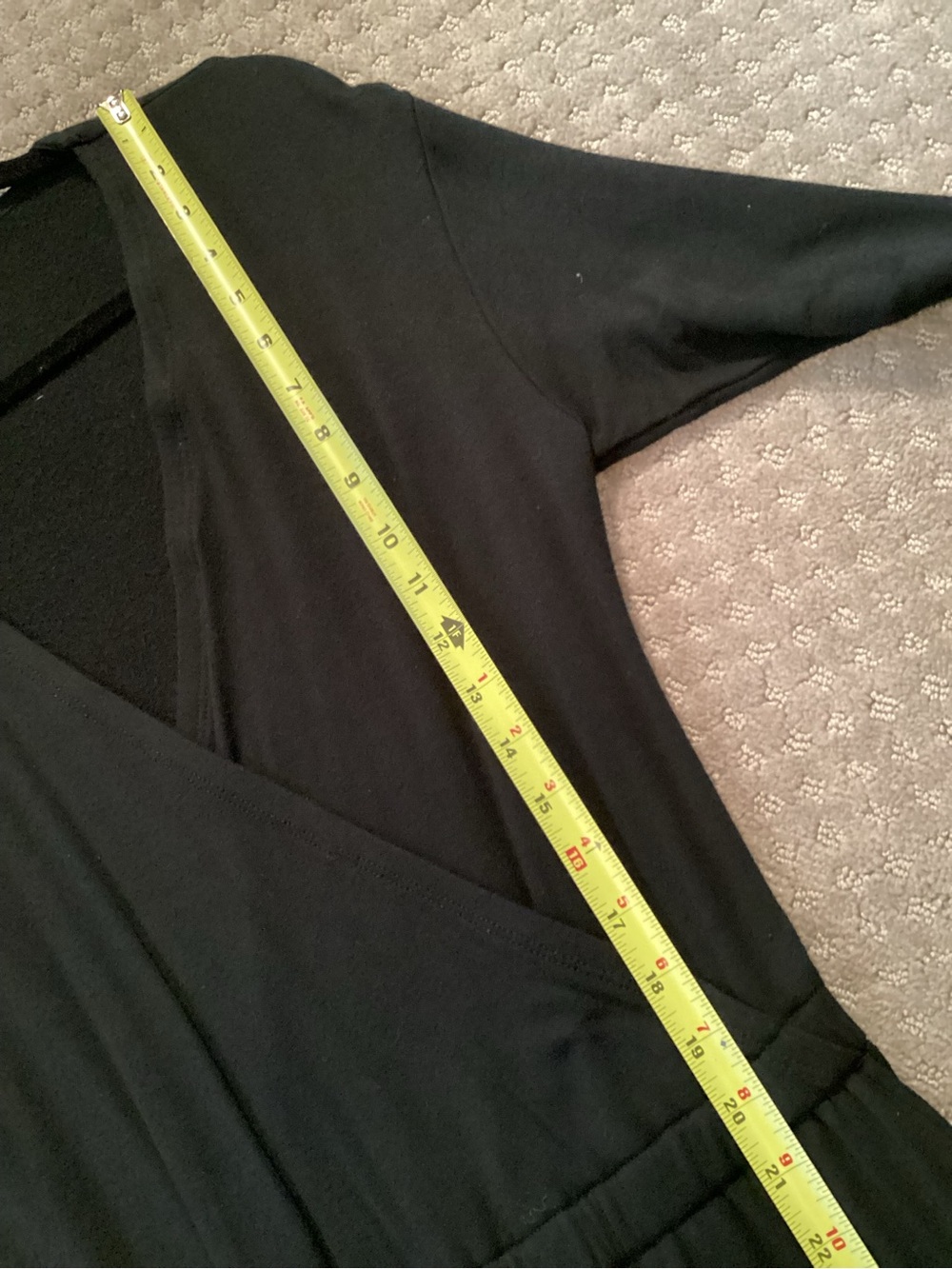 Lou&Grey Long-Sleeve Wrap/ Blouson top Jumpsuit,V neck, elastic waist,pockets, M - Picture 7 of 9